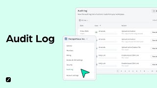 LottieFiles tutorial for beginners: How to track activity in your workspace with audit log