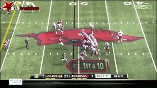 Corey Robinson and A.J. Cann vs Arkansas 2013