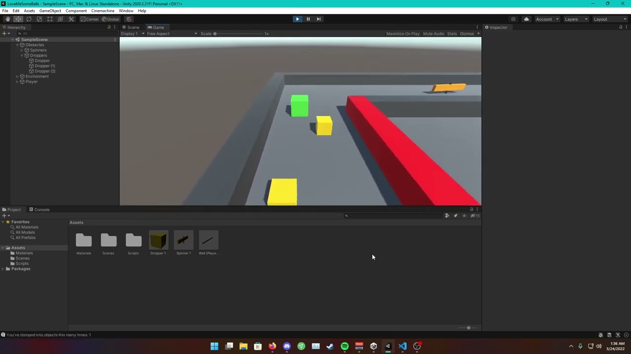 Unity Obstacles! - YouTube