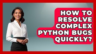 How To Resolve Complex Python Bugs Quickly? - Python Code School