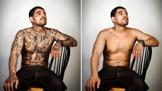 Ex-gang members see themselves without tattoos