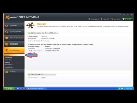 How To Manually Update Engine And Virus Definitions Avast FREE Antivirus 2013