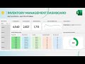 Create an Inventory Management Dashboard in Excel: No Functions, Just PivotTables and Power Pivot