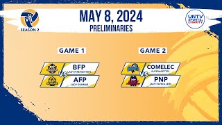 LIVE FULL GAMES: UNTV Volleyball League Season 2 Prelims at Paco Arena, Manila | May 08, 2024