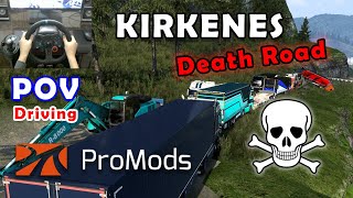 ProMods Death Road (Kirkenes Quarry) | Logitech G29 Gameplay