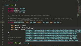 Static Methods Can Access Private Class Constructors In TypeScript