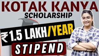 Kotak Kanya Scholarship 2023 || How To Apply❓|| Eligibility Criteria 🤔