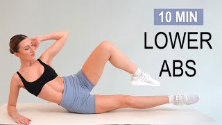 10 Min LOWER ABS Workout | Lose Lower Belly Fat | At Home | No Repeat | No Equipment