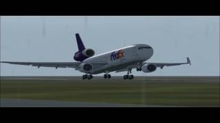 FS2004 - FedEx MD 11 Subic Bay Landing