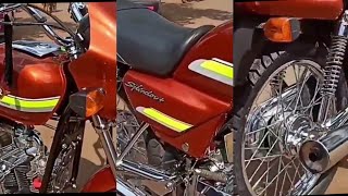 Modified splendor Kolhapur red colour full modified splendor bike 2021