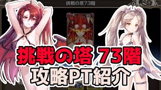 【キングスレイド】ひたすら避けるだけ！ 挑戦の塔73F 攻略パーティ紹介【キンスレ】