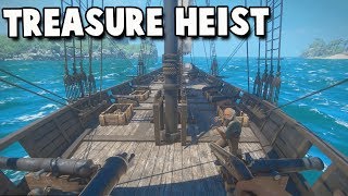Hunting Down & STEALING TREASURE!  Epic Pirate Ship Battles (Blackwake Pirate Simulator Gameplay)