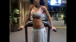Teyana Taylor's secret work-out plan