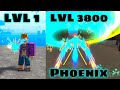 Noob Uses Phoenix ( Devil Fruits ) I Reached Level Max In King Legacy