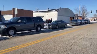 Crime scene investigators respond to death in Terre Haute home