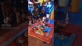 Having a cozy Christmas with Charmander by the tree 🔥☃️ Cute Pokemon GO 3D animation #shorts #cute