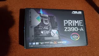 Asus Prime Z390-A Motherboard Unboxing