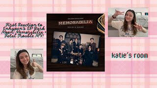 First Reaction to Enhypen's EP Dark Moon Memorabilia and Fatal Trouble MV! ~ katie's room