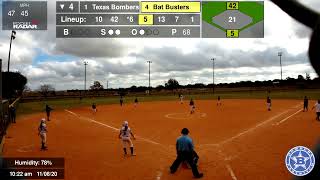 Texas Bombers 12U -Divine Fall 2020  vs  Bat Busters (2020.11.08)