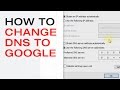 🔴 How to change DNS to Google