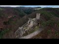 hrad castle helfenburg u Úštěka drone shots 4k dji mini 4 pro