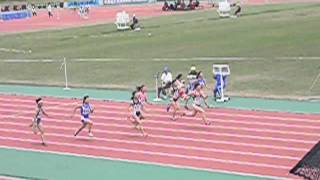 2012/06/15近畿インターハイ女子100m準決勝2組