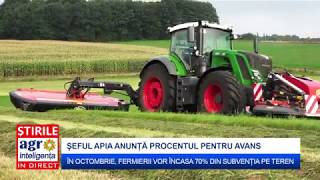 Cuantum avans din subvenția APIA 2017