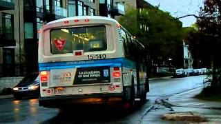 STM Montreal 15-140 Taking Off! (1995 NovaBUS TC40-102N \