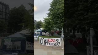 University of Manchester Student Encampment 🇵🇸 #Palestine #manchester #university