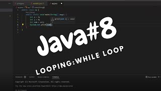 Java tutorial for beginners: While loop ||#java #hindi #vscode