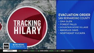 Evacuation orders issued for parts of San Bernardino County due to hurricane