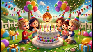 Happy Birthday Party Song for Kids 🎂 | Fun, Dance, \u0026 Play! 🥳 #BirthdaySong #KidsParty