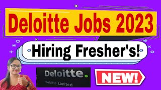 Deloitte Off Campus Jobs 2023 : Hiring for Associate Analyst | Apply Now