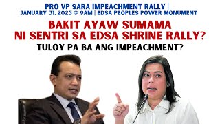 BAKIT AYAW SUMAMA NI SEN.TRILLANES SA EDSA SHRINE RALLY (AFTERNOON)? OPTIONS SA VP SARA IMPEACHMENT?