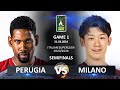 Semifinals of Italian Volleyball SuperLega 2023/2024 | Perugia vs Milano