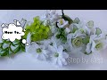 How to make nylon stocking flowers :  3 Artificial flowers