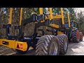 Brand new Oniar 4WD trailer & Oniar 8800 crane : Professional forestry machines by Oniar