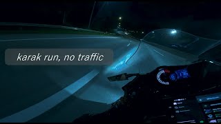 pov : karak run, no traffic | Modesaki Ninja250 | 4K POV PureSound