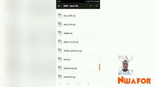 Introduction to Qpython3 mobile app interface