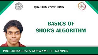 Basics of Shor's Algorithm