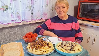 КЛЁЦКИ картофельные с Поджаркой и грибами