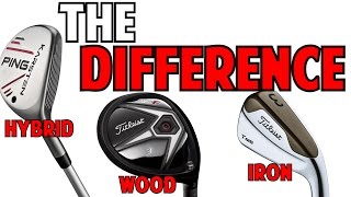 Fairway Wood, Hybrid, \u0026 Long Iron | What is the Difference?