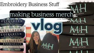 MACHINE EMBROIDERY BUSINESS VLOG