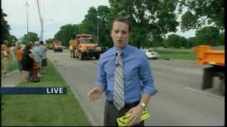 Highway Workers Honor Fallen Co-Worker