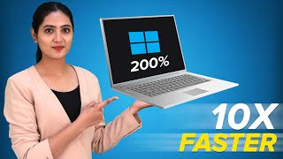 Make Your Laptop 200% Faster | How  To Speed up Windows 10 PC Performance
