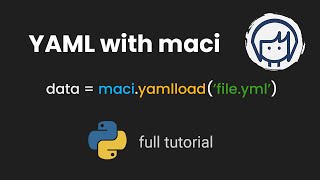 Using YAML in maci | Python