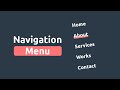 Awesome Navigation Menu Using HTML CSS & JQuery