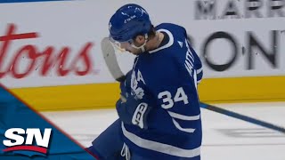 Maple Leafs' Auston Matthews Rifles Sweet Wrister To Score In First Game Back From Injury