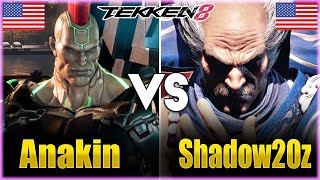 Tekken 8 ▰ Anakin (Jack 8) Vs Shadow20z (Heihachi) ▰ Ranked Matches!