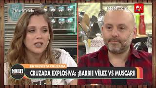 Entrevista cruzada Barbie Vélez y José María Muscari - Morfi